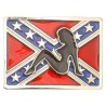 Belt Buckle Mud Flap Lady Rebel