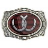 Belt buckle Horseshoe 
