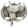 Belt buckle Saddle & Horseshoes 