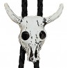 Steer Skull Bolo Tie