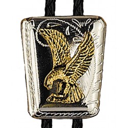 Corbata vaquera águila en escudo