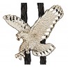 Corbata vaquera con águila plateada