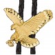 Corbata vaquera con águila dorada