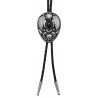 Silver & Onyx Bolo Tie
