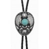 Silver & Turquoise Bolo Tie