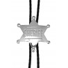 Corbata vaquera con divisa de sheriff