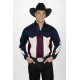 Chemise H. Western tricolore