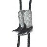 Corbata vaquera con botas 