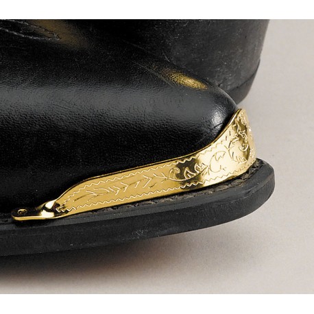 Punta pie para bota gravados en cobre