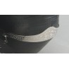 Protector del talón para bota grabado en plata
