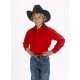 Camisa Vaquera para niño- color rojo