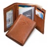 Trifold Porte monnaie Jack Daniels marron