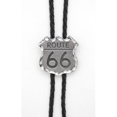 Route 66 Buckle And Bolo Tie