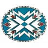 Southwestern Oval Belt Buckle