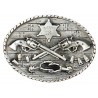 Crossed Guns & Spurs Sheriff Belt Buckle