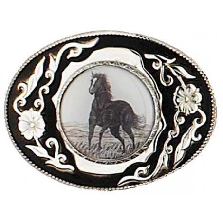 Boucle ceinture Country Western Cheval