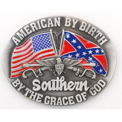 American By Birth/Southern by the Grace of God Buckle