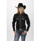 Chemise F. Country Western Noire